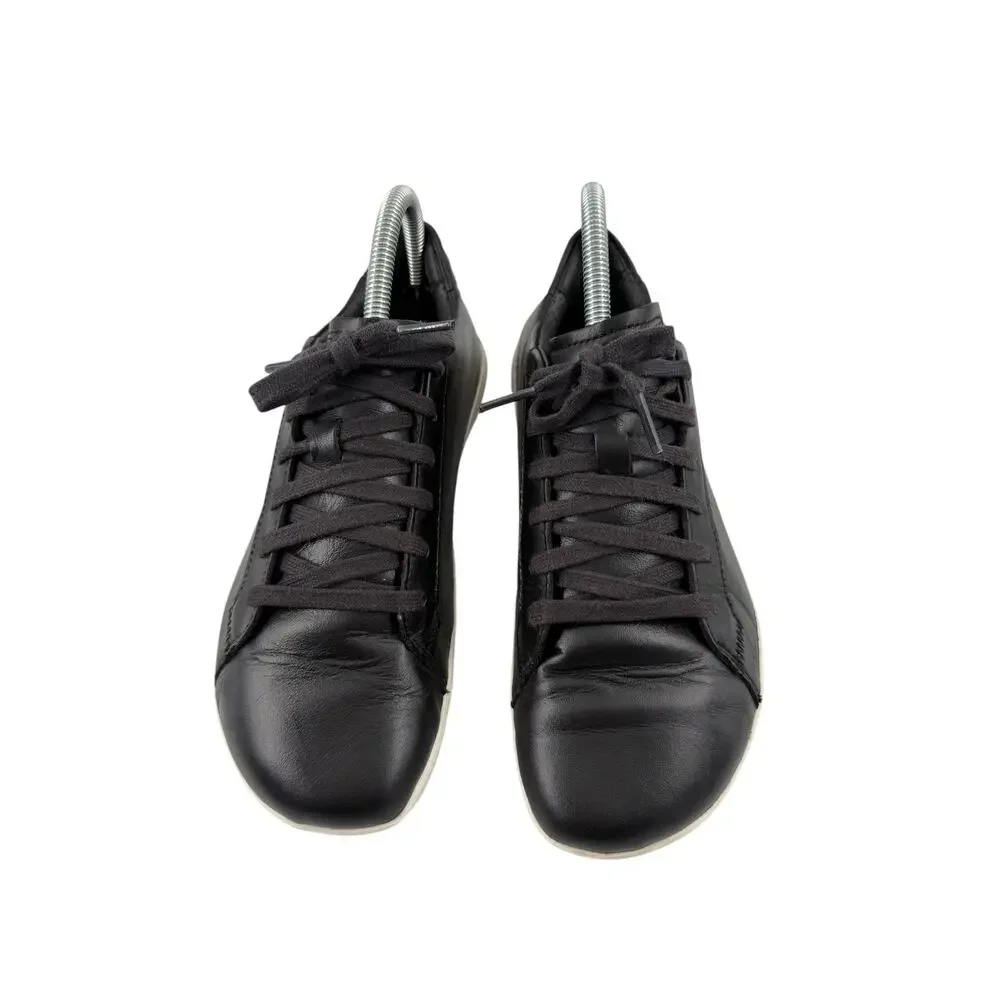 Vivobarefoot Geo Court II Men Black Leather Barefoot Sneakers EU 37 US 4.5 Minim